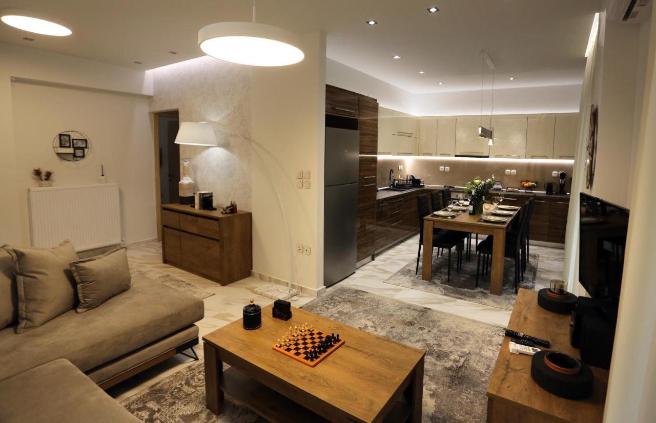 La Larissa Luxury Apartments Peneus Bagian luar foto